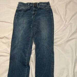 Flying Monkey Skinny Jeans, distresssed at ankle and pockets size 27